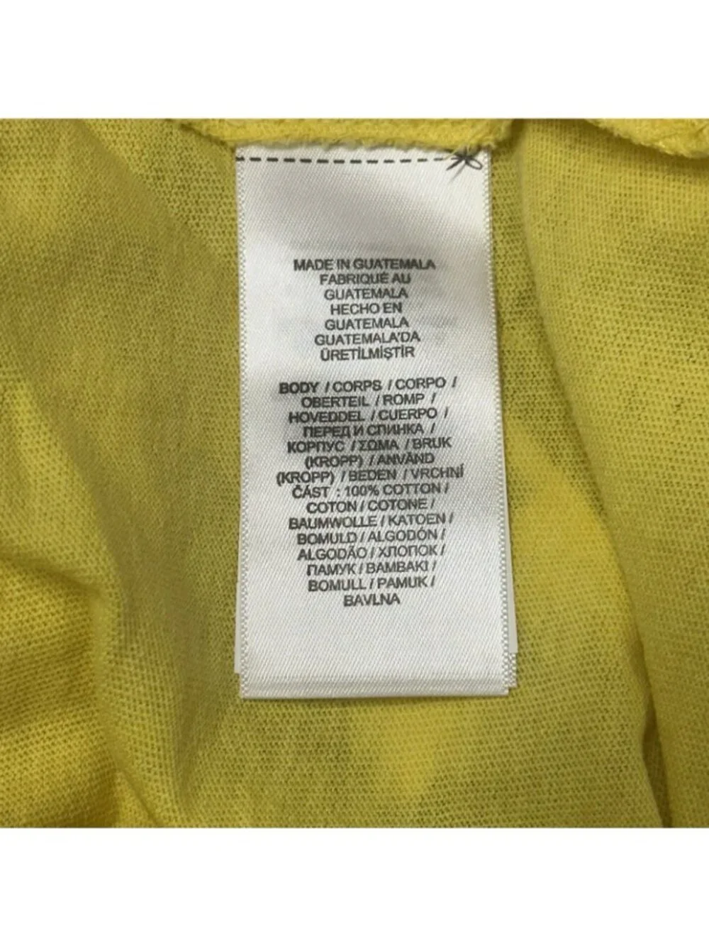 Polo by Ralph Lauren Yellow Graphic Logo Crew Neck T-Shirt